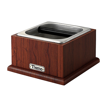Stainless Steel Knockbox w/ wooden case (BC0149)