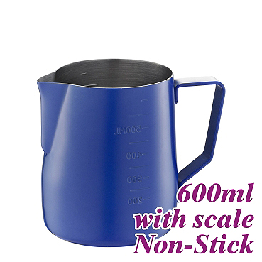 #1312 600cc Non-Stick Milk Pitcher w/ scale (HC7087BU)