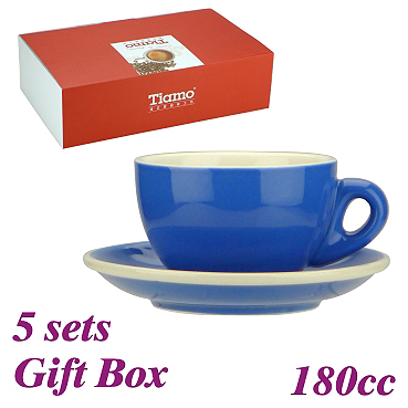 #20 Cappuccino Cup w/ Saucer - Blue (HG0854B)