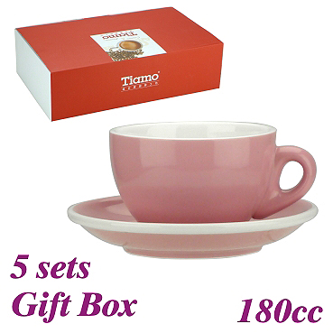 #20 Cappuccino Cup w/ Saucer - Pink (HG0854PK)