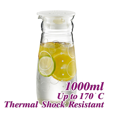 1.0L Water Pitcher - White (HG2284)