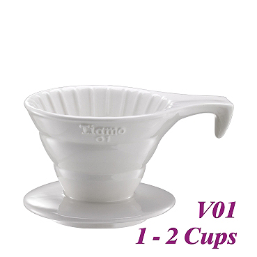 V01 Porcelain Coffee Dripper - White (HG5533W)