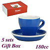 #14 Cappuccino Cup w/ Saucer - Blue (HG0851B)
