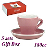 #14 Cappuccino Cup w/ Saucer - Pink (HG0851PK)