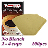 102 No Bleach Coffee Filter Paper - 100 pcs./box (HG3729)