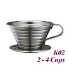 K02 Stainless Steel Coffee Dripper (HG5050)