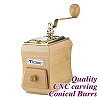 #1257 Coffee Grinder - Gold/Beech Color (HG6124)