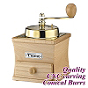 #1232 Coffee Grinder - Gold/Beech Color (HG6126)